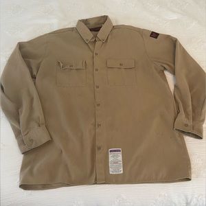 DriFire FR Khaki button down shirt